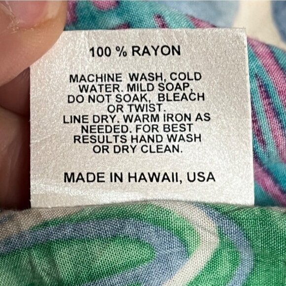 Jams World 90s/Y2K Wearable Art Aloha Shirt Hawaiian Floral Print Large - Picture 7 of 7